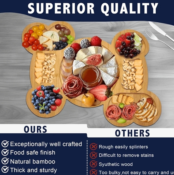 The double stiff and stuff charcuterie board will satisfy various demands.😂 - Picture 3 of 6